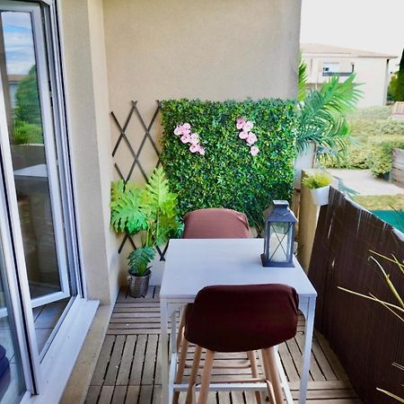 Appartement T2 Lumineux Et Piscine à Montpellier Extérieur photo